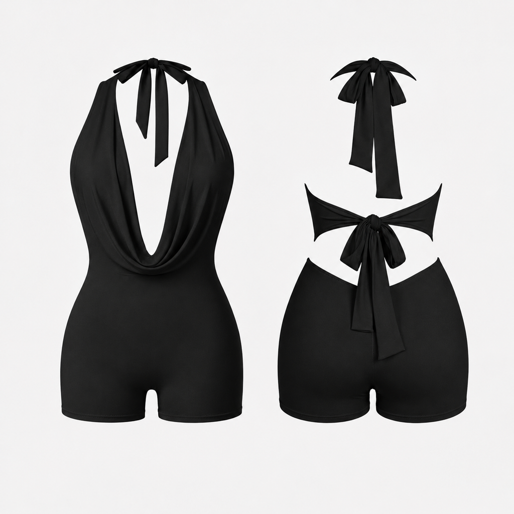 ZÉLIA NOIR PLAYSUIT