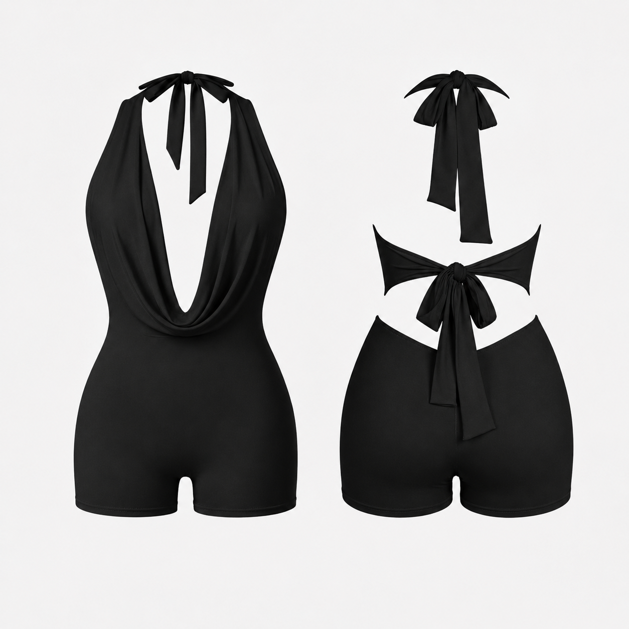 ZÉLIA NOIR PLAYSUIT